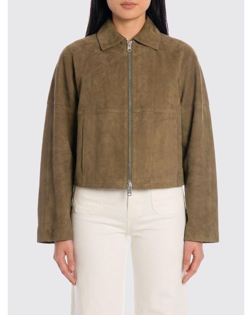 Filippa K Natural Suede Leather Jacket