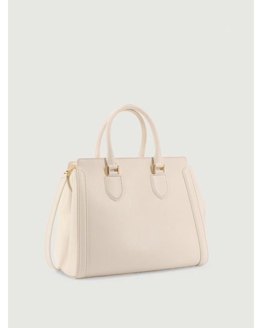 Bolso De Mano Mujer Alexander McQueen de color Natural