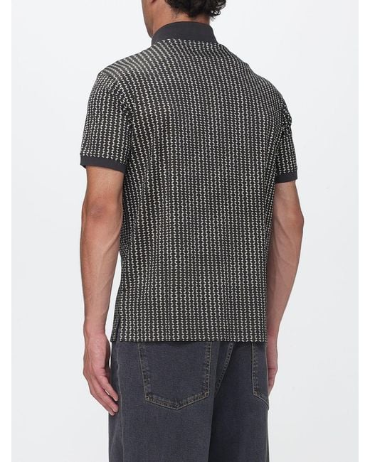 Emporio Armani Gray Polo Shirt for men