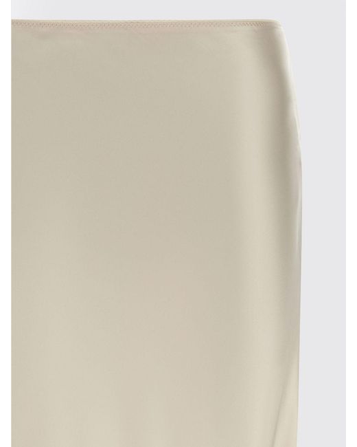 Fabiana Filippi Natural Long Skirt