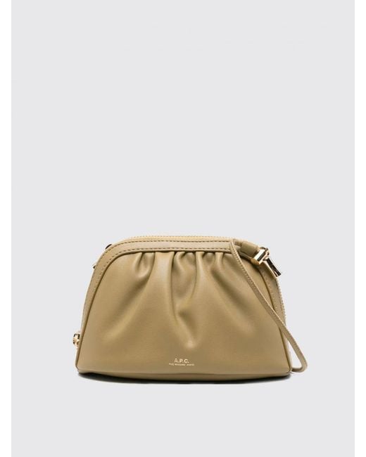 A.P.C. Natural Umhängetasche Damen