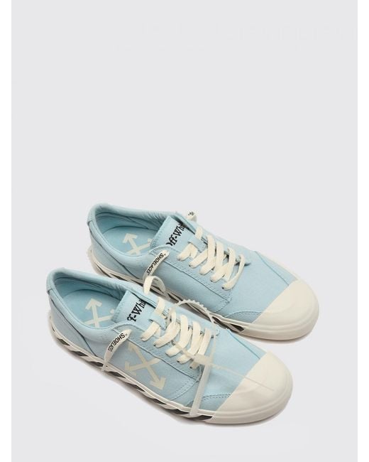 Off-White c/o Virgil Abloh White Vulcanized Canvas Sneakers for men