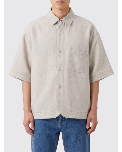 Jacquemus Gray Relaxed Fit Bowling Shirt for men