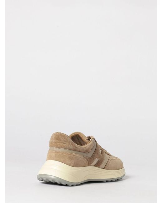 Hogan Natural Hyperlight Suede And Mesh Sneakers for men