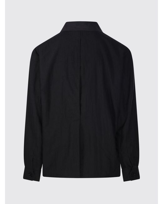 Our Legacy Black Linen Shirt Jacket for men