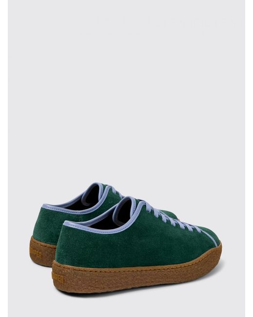 Camper Green Peu Terreno Suede Sneakers for men