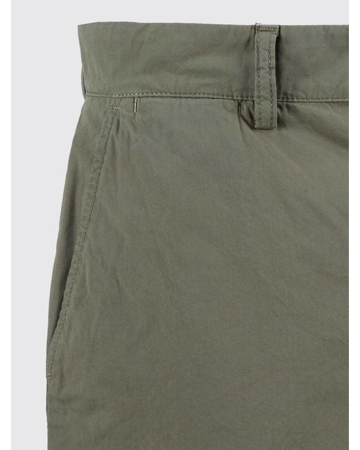 Sebago Green Cotton Chino Shorts for men