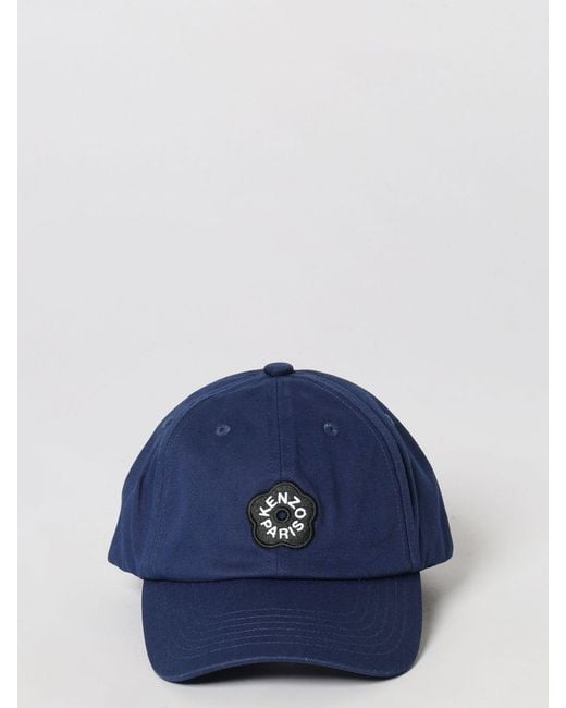 KENZO Blue Boke Flower 2.0 Cotton Twill Hat for men