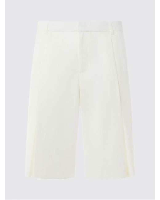 Casablanca White Cotton Tailored Shorts for men
