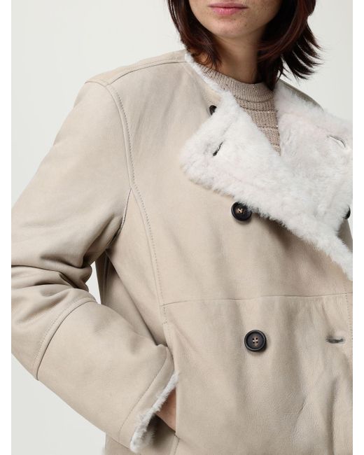 Brunello Cucinelli Natural Fur Coats