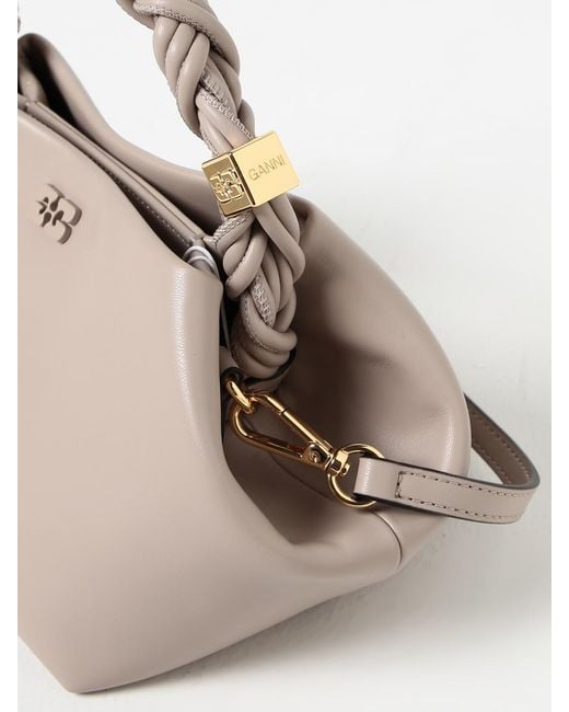 Ganni Natural Handbag