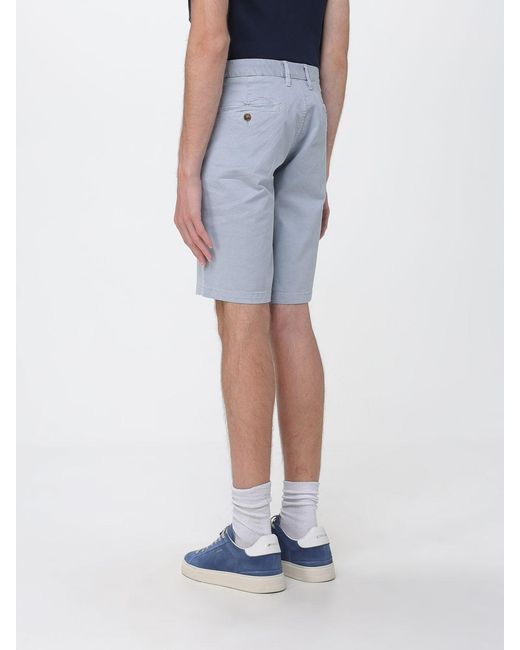Blauer Blue Stretch Cotton Chino Shorts for men