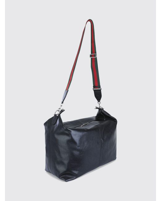 Gucci Blue Brera Leather Bag for men