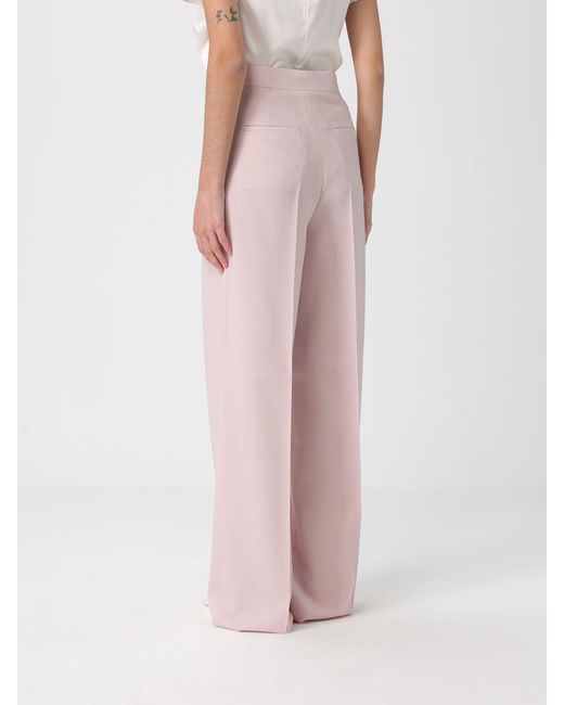 Max Mara Pink Virgin Wool Trousers