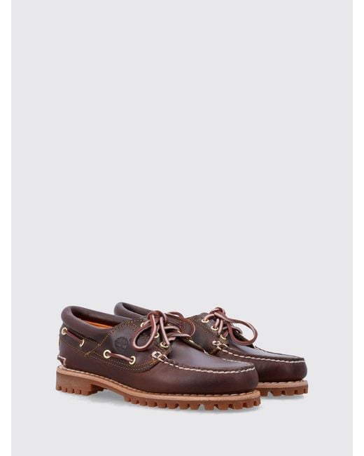 Timberland Brown Flat Shoes