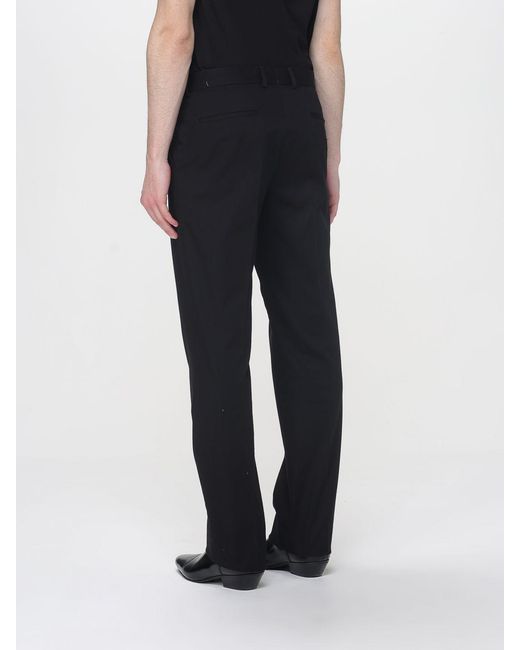 Dolce & Gabbana Black Dolce &Amp Gabbana Stretch Cotton Chino Trousers for men