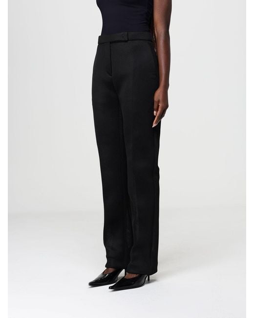 Max Mara Black Classic Mesh Trousers