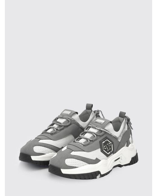 Philipp Plein White Low-Top Sneakers for men