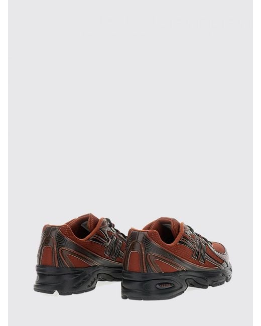 New Balance Brown 740 Mesh And Rubber Sneakers for men
