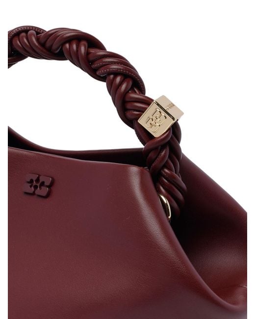 Ganni Purple Bou Handbag