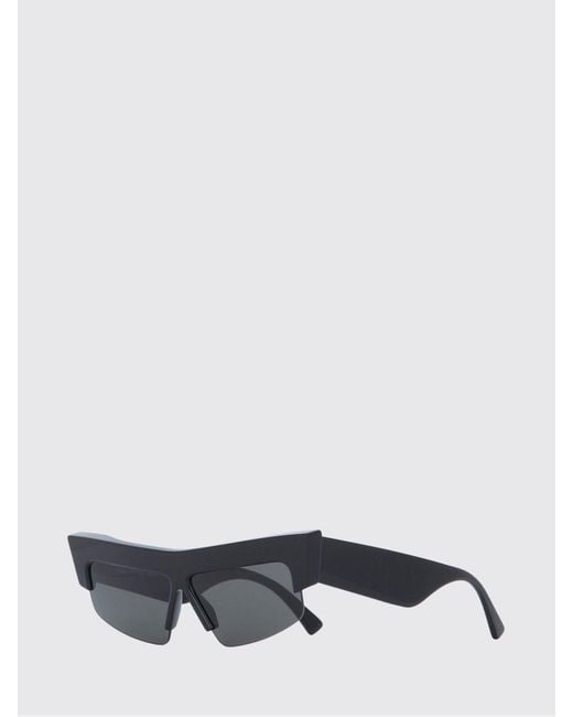 Phoebe Philo Black Sliced Cruise Acetate Sunglasses