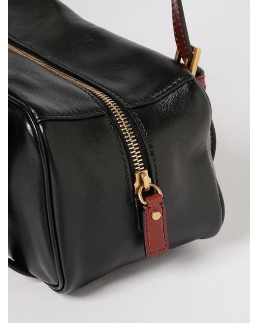 Versace Black Emblème Leather Bag