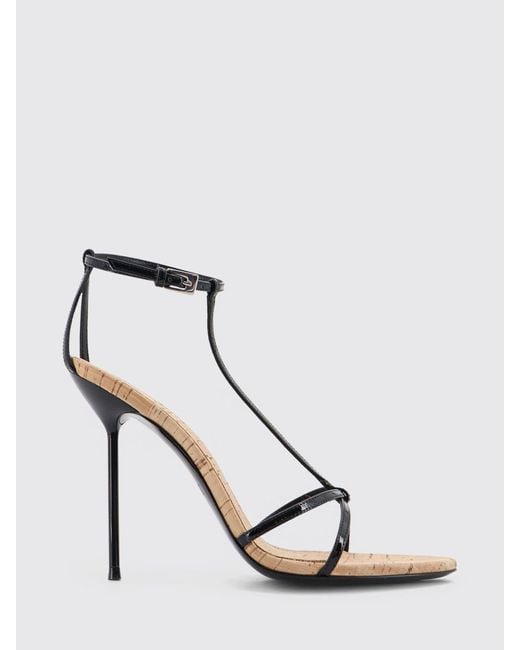 Paris Texas White Patent Leather Sandal