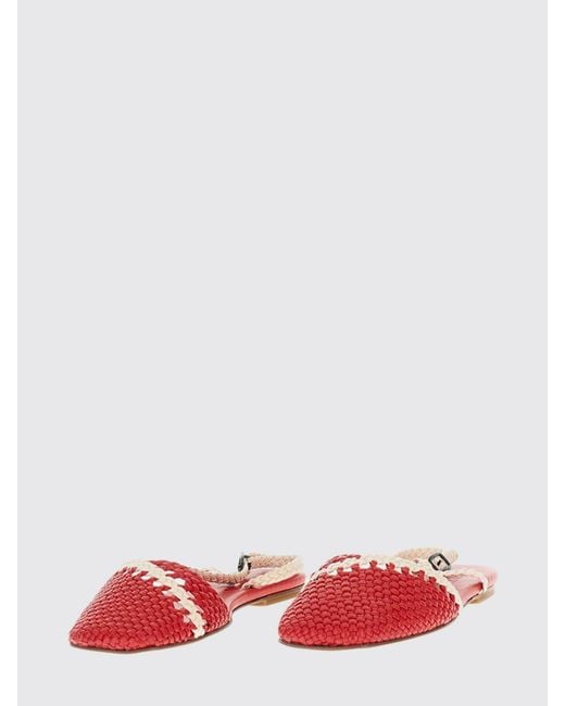 Hereu Pink Rondaia Slingback Ballerinas