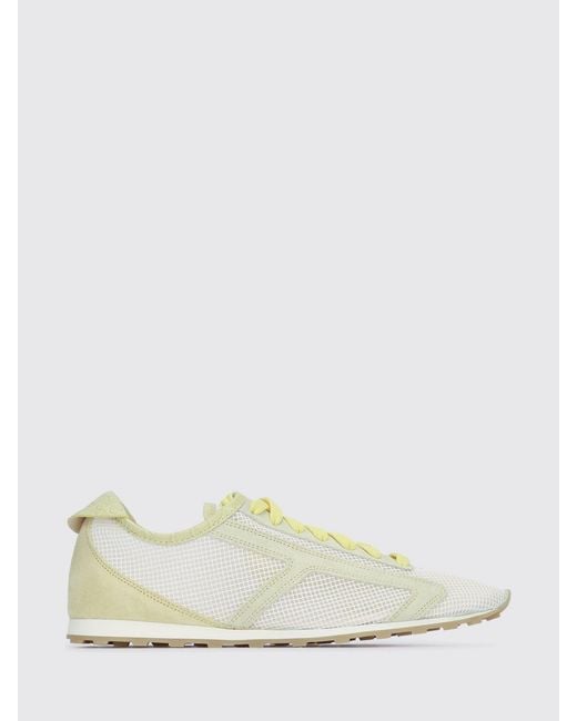 Jacquemus White Les Tennis Mesh And Suede Sneakers for men
