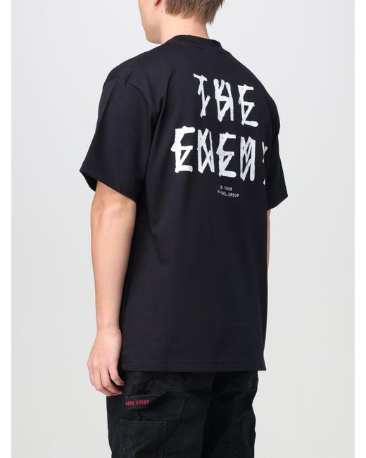 44 Label Group Black T-shirt for men