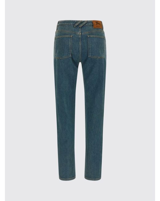 Vaqueros Slim Fit De Denim Elástico Burberry de color Blue