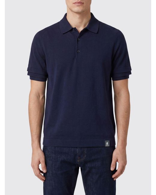 Premiata Blue Polo Shirt for men