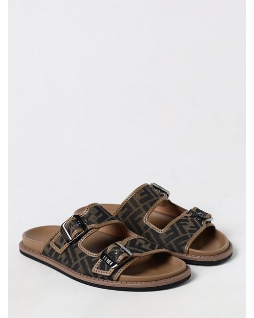 Fendi Brown Sandals for men
