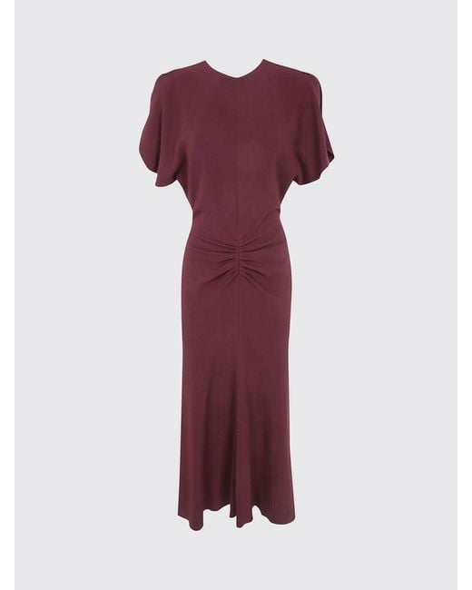 Victoria Beckham Purple Dress