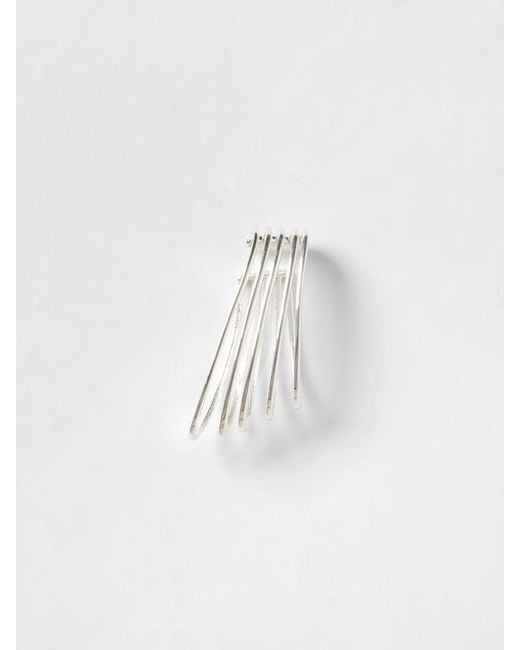FEDERICA TOSI White La Cage Plated Brass Ear Cuff