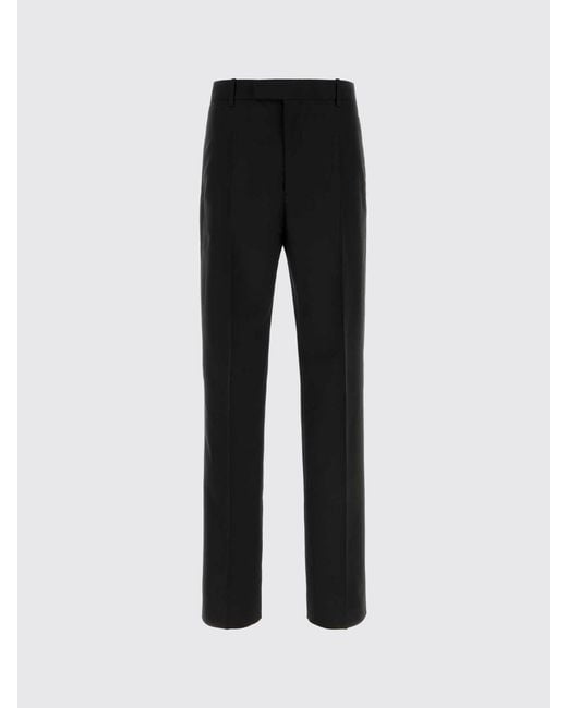 Jil Sander Black Virgin Wool Tailored Trousers for men