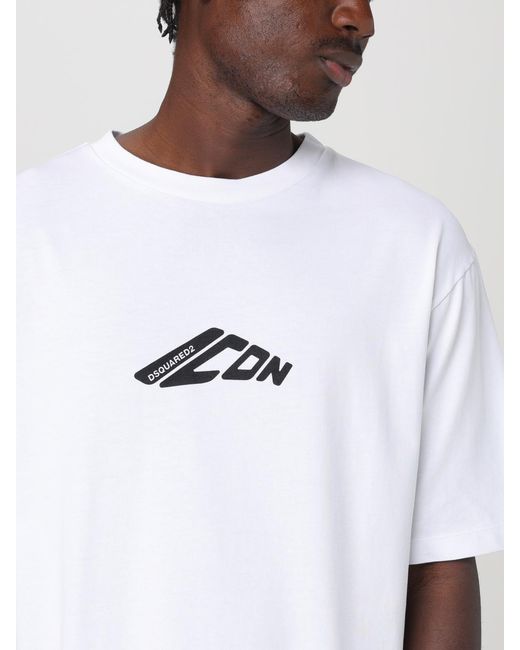 DSquared² White T-shirt for men