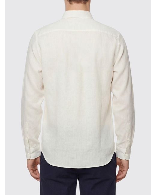 Lacoste White Linen Shirt for men