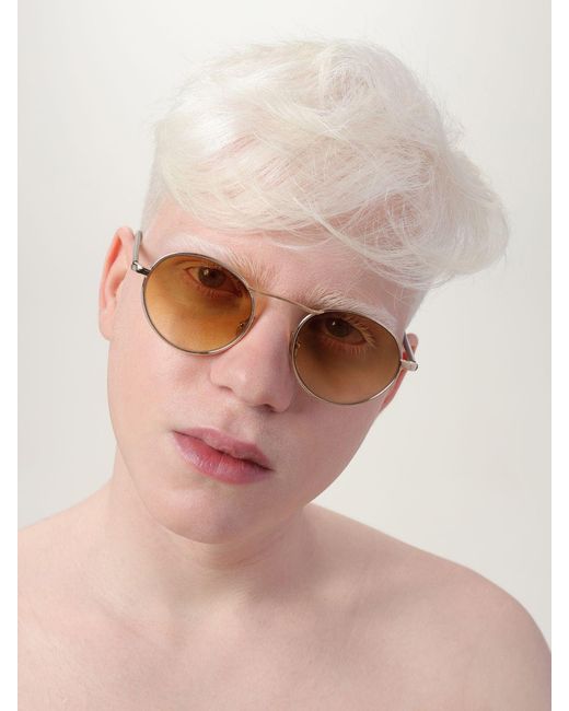 Moscot Natural Metal Sunglasses for men