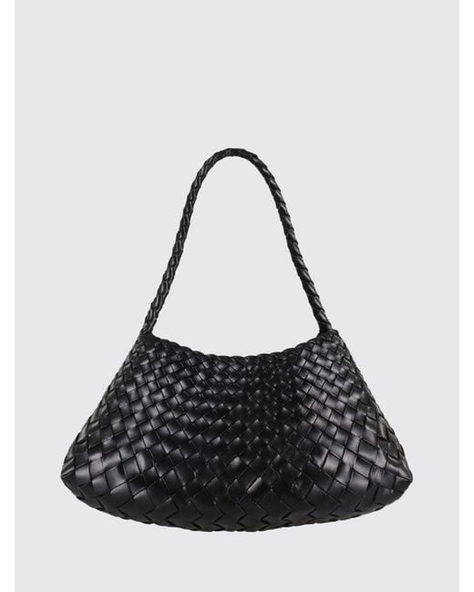 Dragon Diffusion Black Rosanna Woven Leather Bag