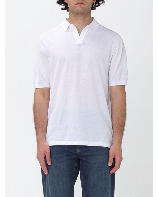 Mc2 Saint Barth White Cotton Polo Shirt for men