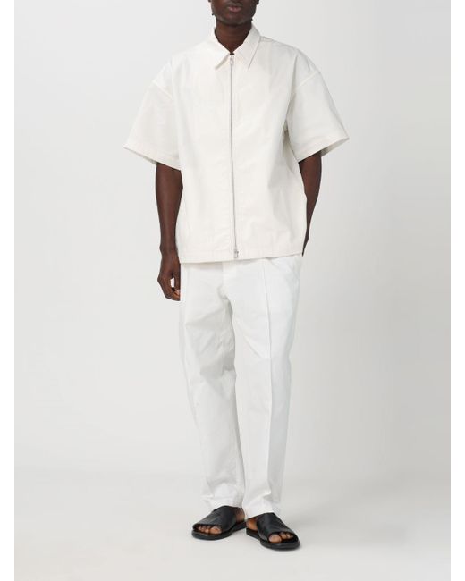 Pantalone di Jil Sander in White da Uomo