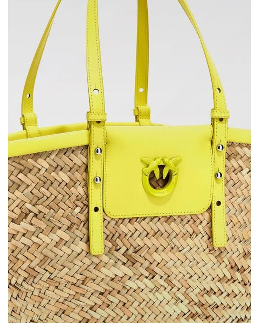 Pinko Yellow Handbag