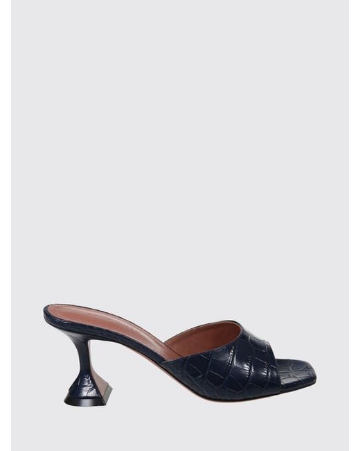AMINA MUADDI Blue High Heel Shoes
