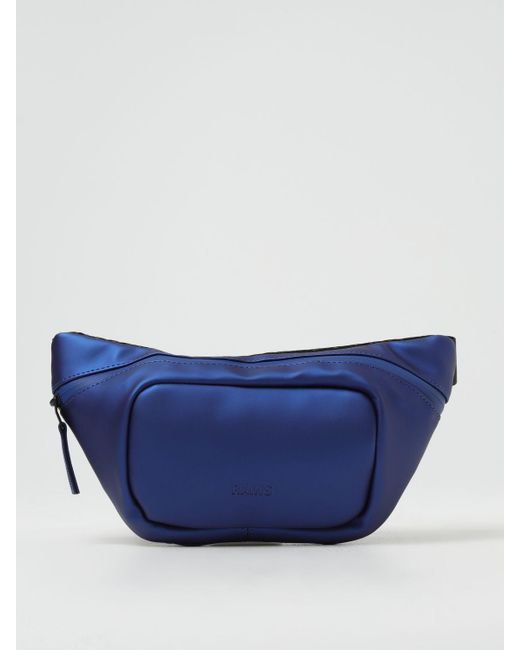 Rains Blue Belt Bag for men