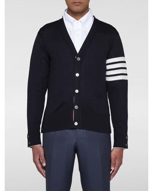 Thom Browne Blue Cardigan for men