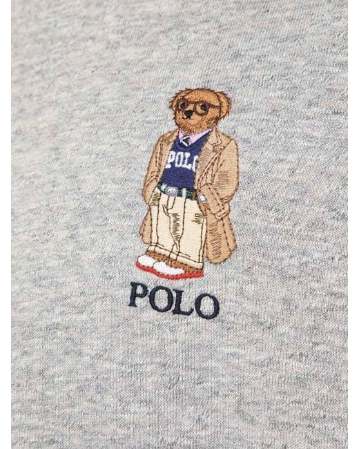 Sweatshirt Homme Polo Ralph Lauren pour homme en coloris Gray