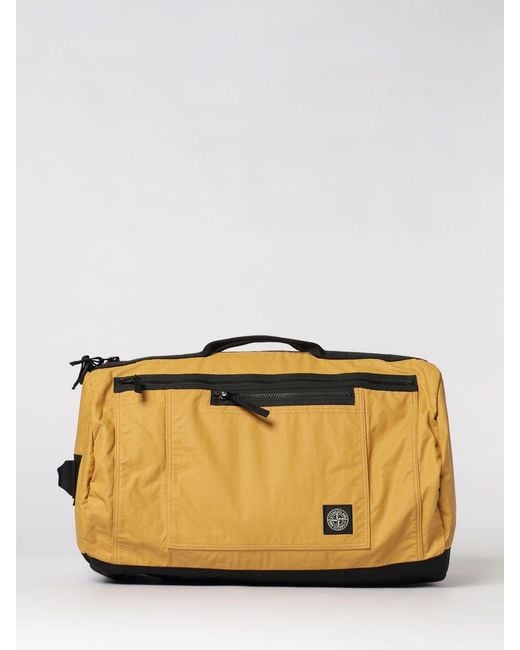 Stone Island Natural 9200033S0331 Double-Coated Cotton Ripstop Holdall for men