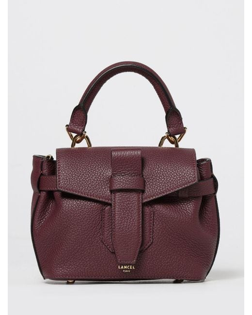 Lancel Purple Shoulder Bag