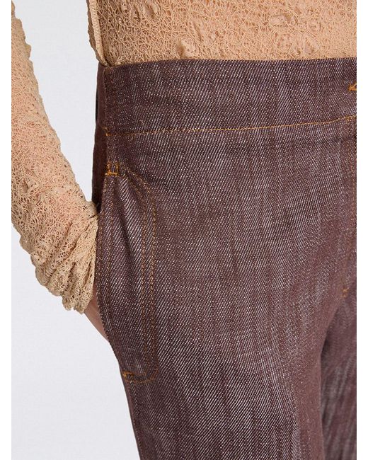 Momoní Purple MomonÌ Cotton Classic Trousers